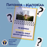 Луганський обласний центр зайнятості інформує!